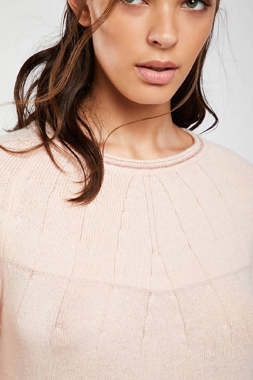 Piazza Sempione Maglia girocollo in cashmere Promozione