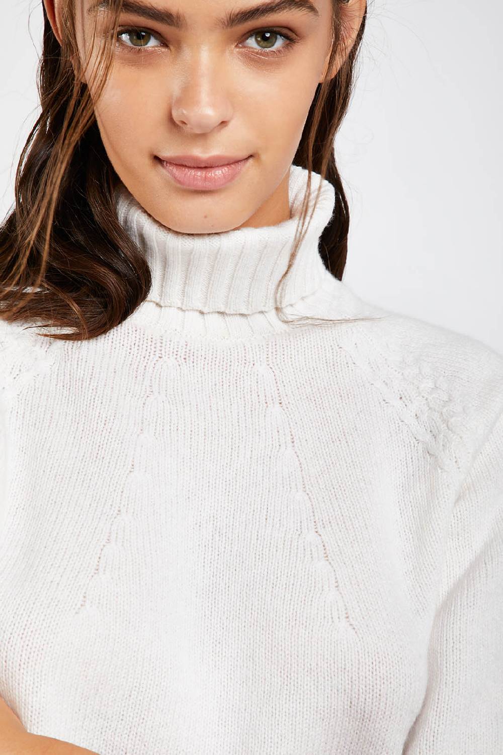 Piazza Sempione Dolcevita in viscosa e cashmere Saldi Di Fabbrica