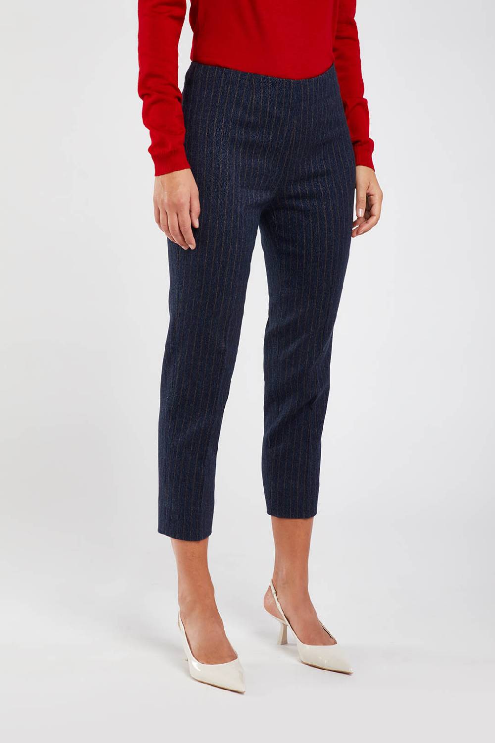 Piazza Sempione AUDREY Stretch cover twill gessato