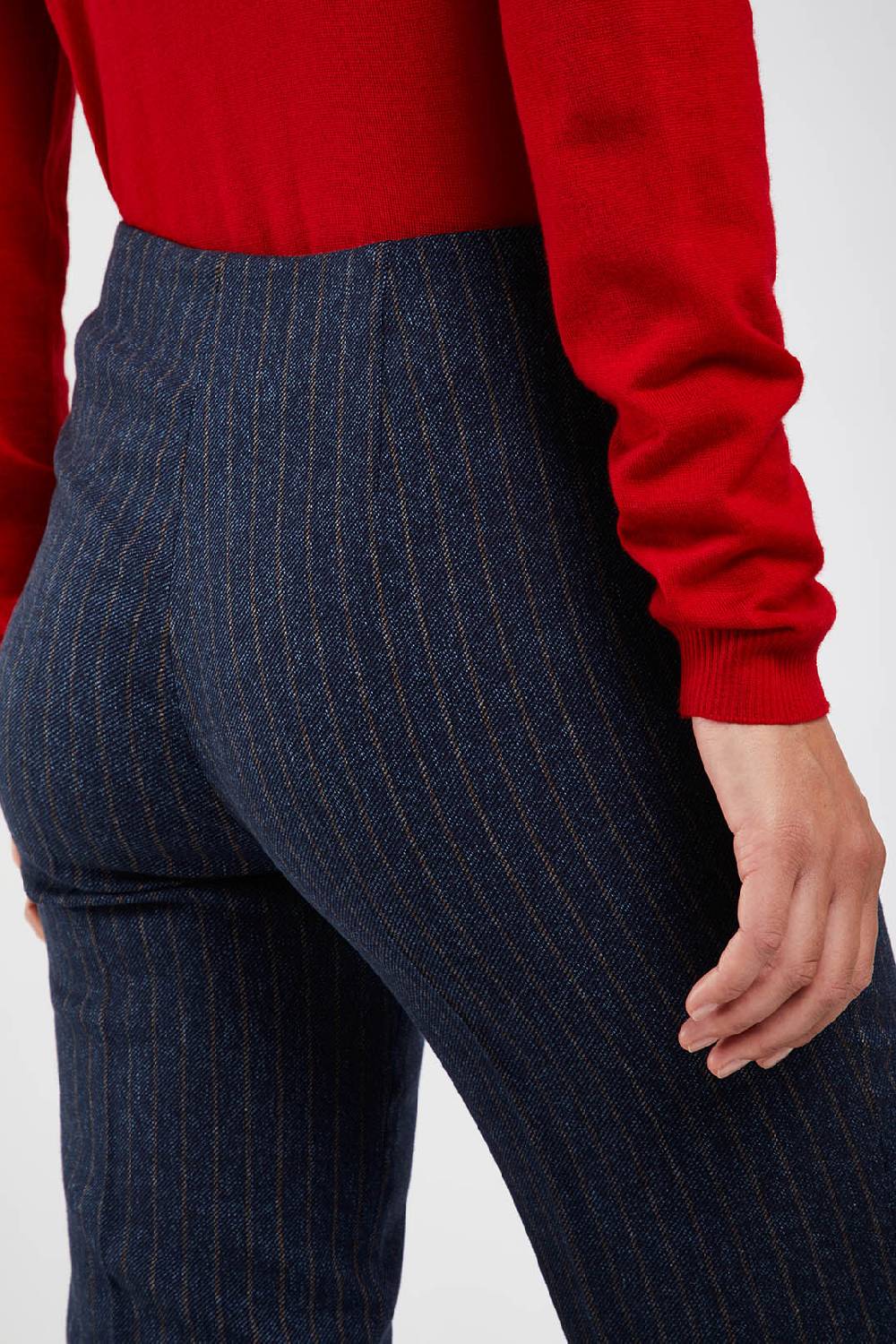 Piazza Sempione AUDREY Stretch cover twill gessato Qualità Garantita