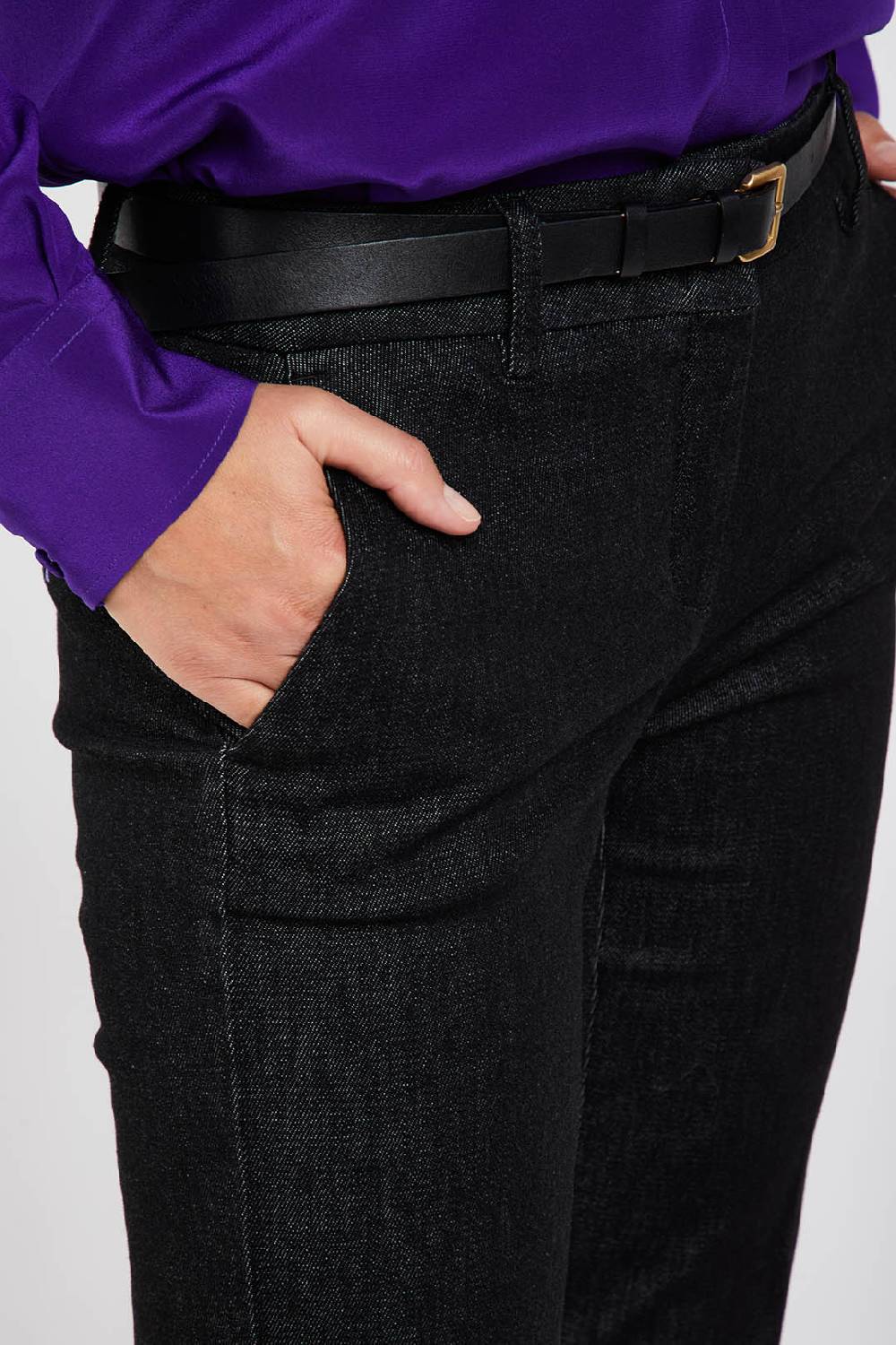 Piazza Sempione LUISA Denim lavato stretch Fino Al -60%