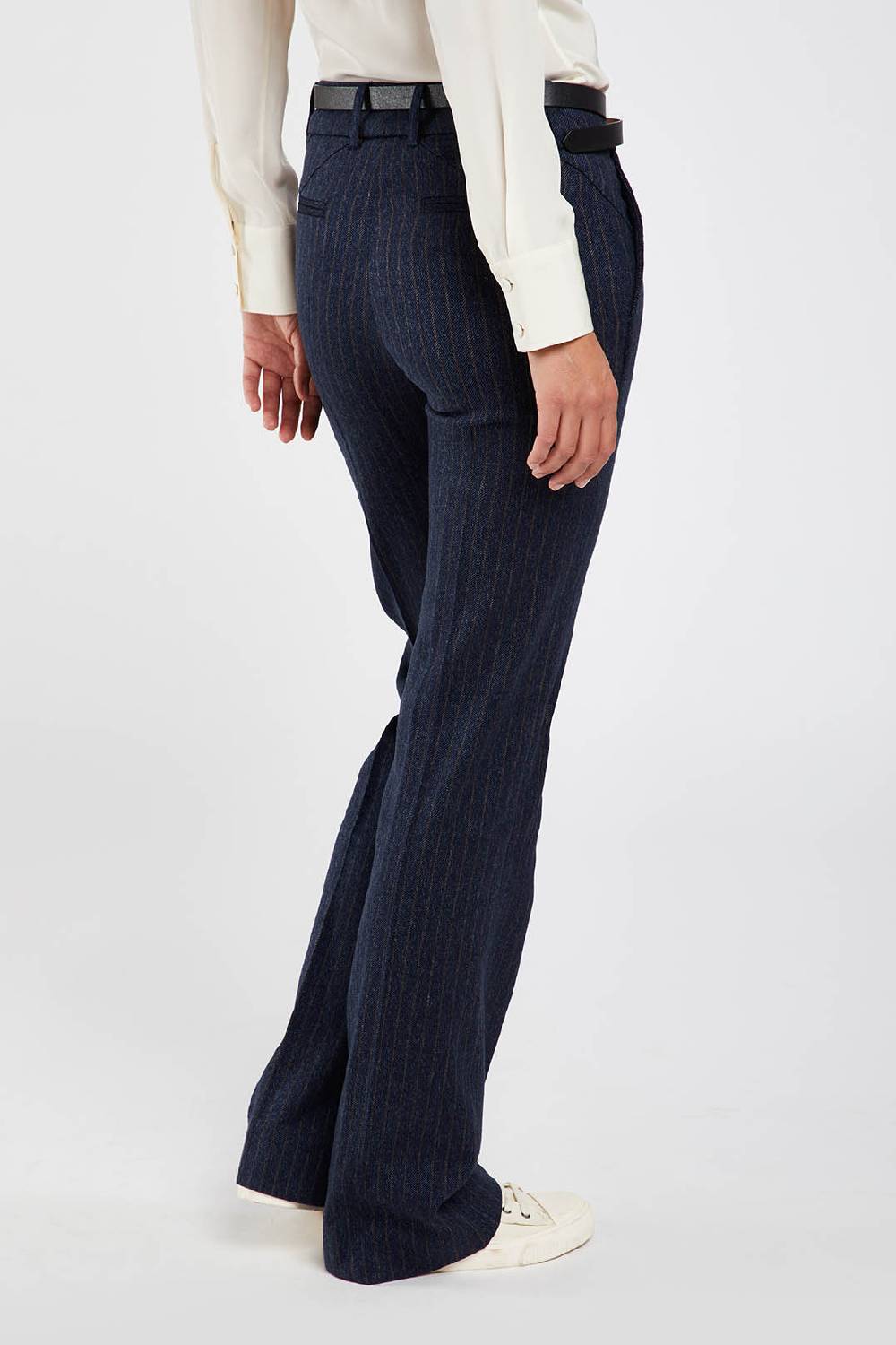 Piazza Sempione LUISA LUISA in stretch cover twill gessato Affare Del Giorno