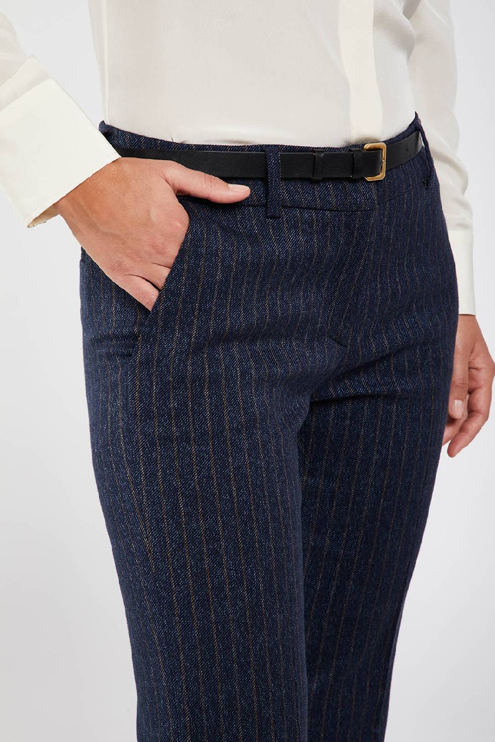 Piazza Sempione LUISA LUISA in stretch cover twill gessato Affare Del Giorno