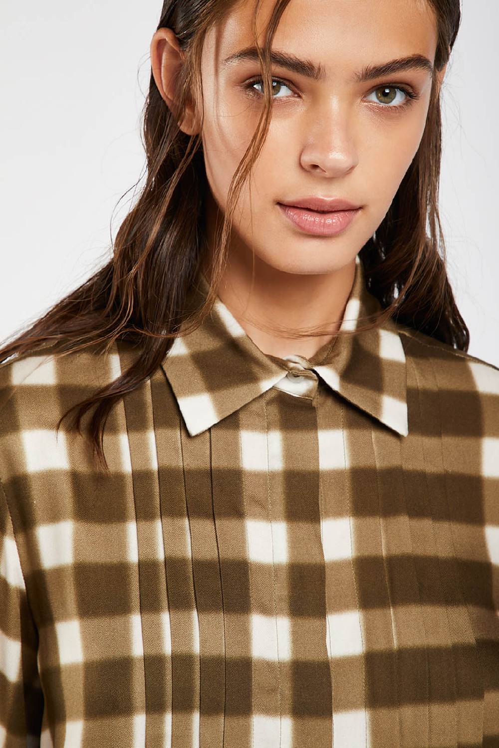 Piazza Sempione Camicia con stampa sfumata damier Ultimi tre giorni