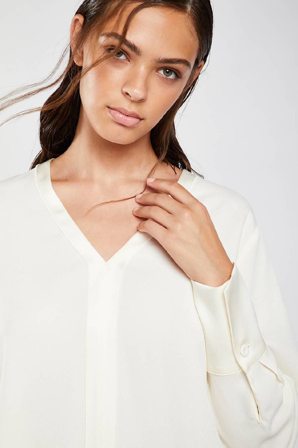 Piazza Sempione Camicia in cady enver satin Spedizione Gratuita
