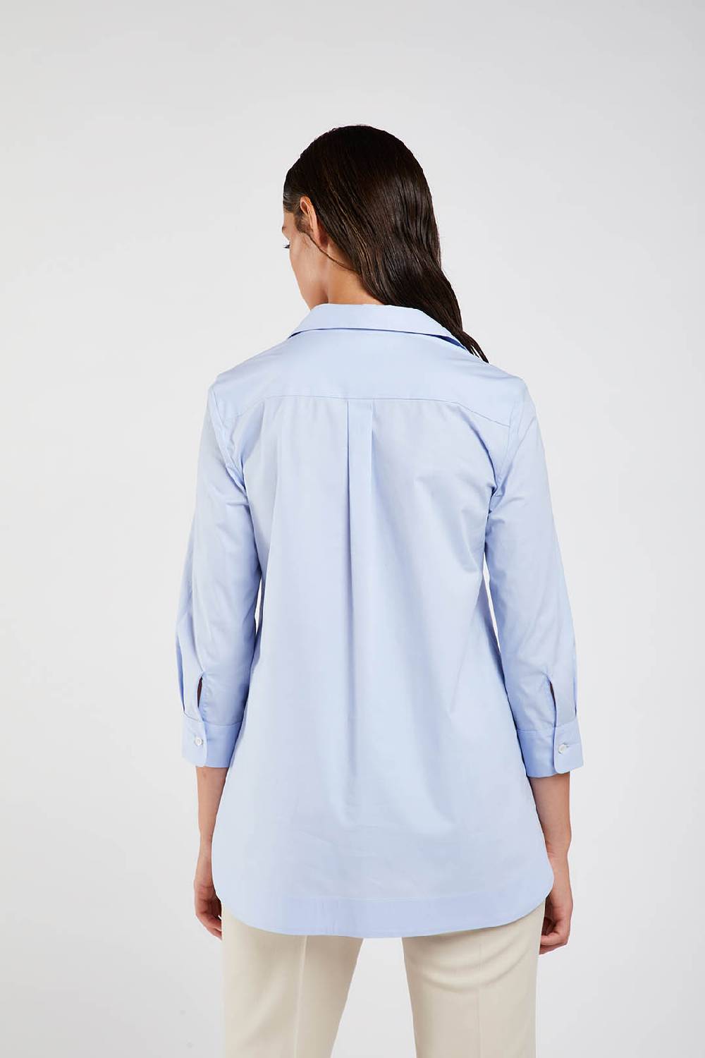 Piazza Sempione Camicia con fiore stampato Pezzi Unici