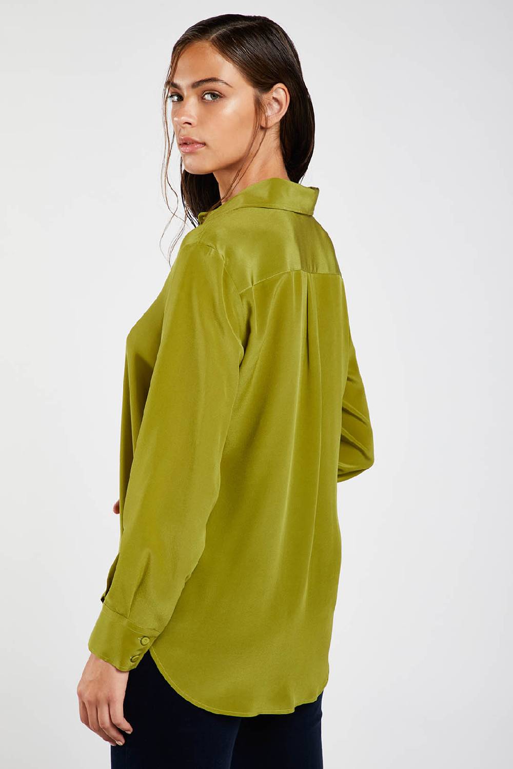 Piazza Sempione Camicia uomo in crepe de chine di seta Negozi Online