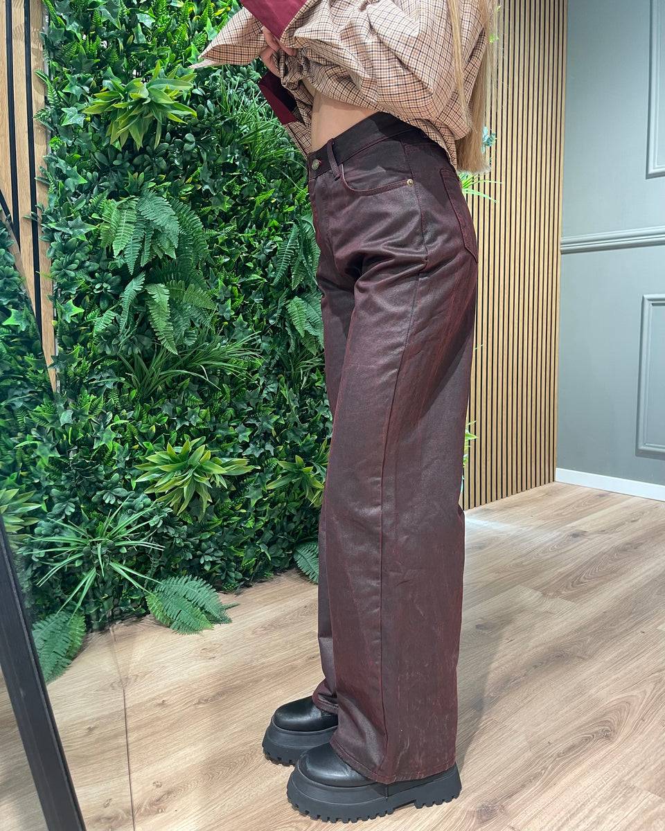 Lovely Sisters Jeans bordeaux Economico