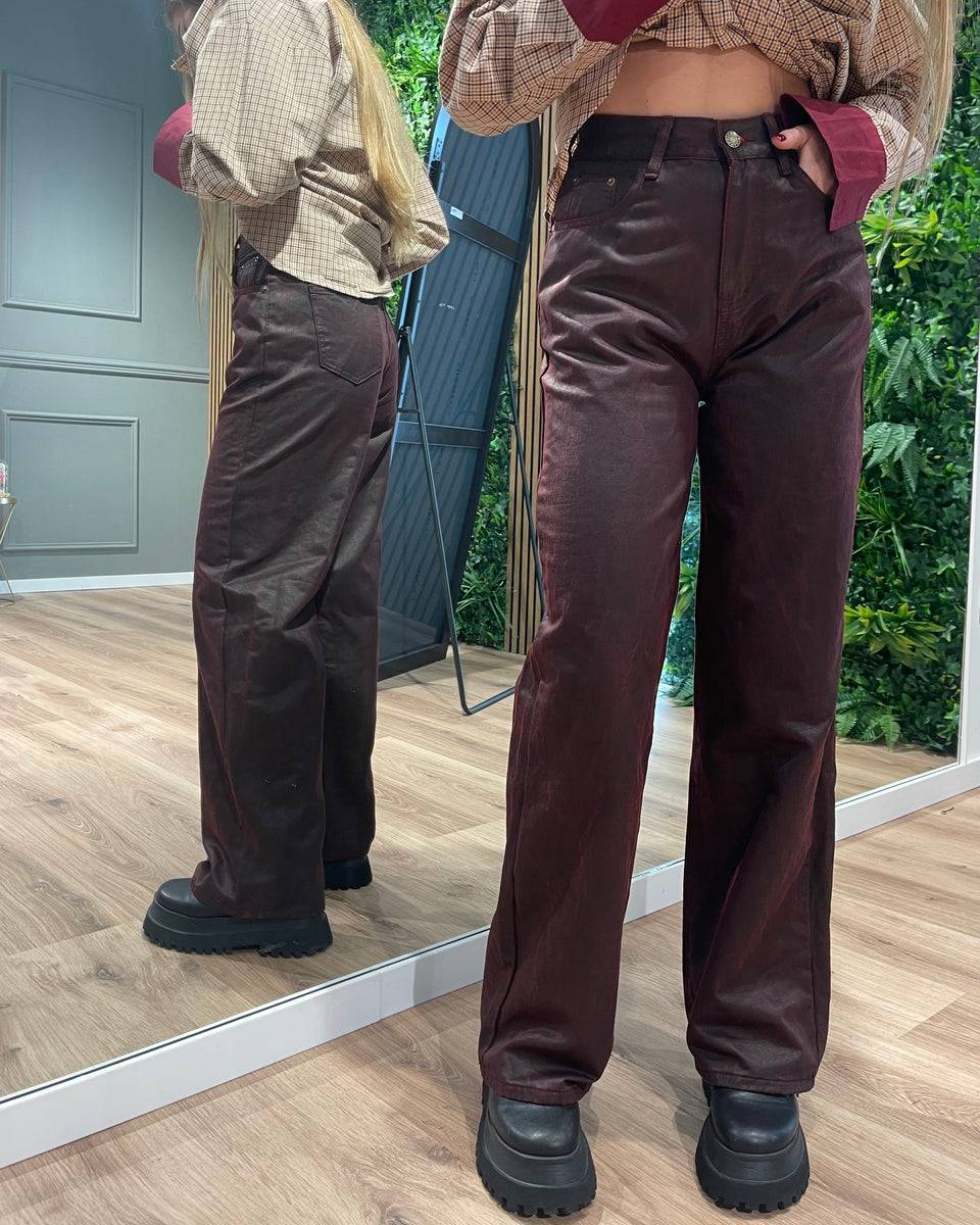 Lovely Sisters Jeans bordeaux Economico