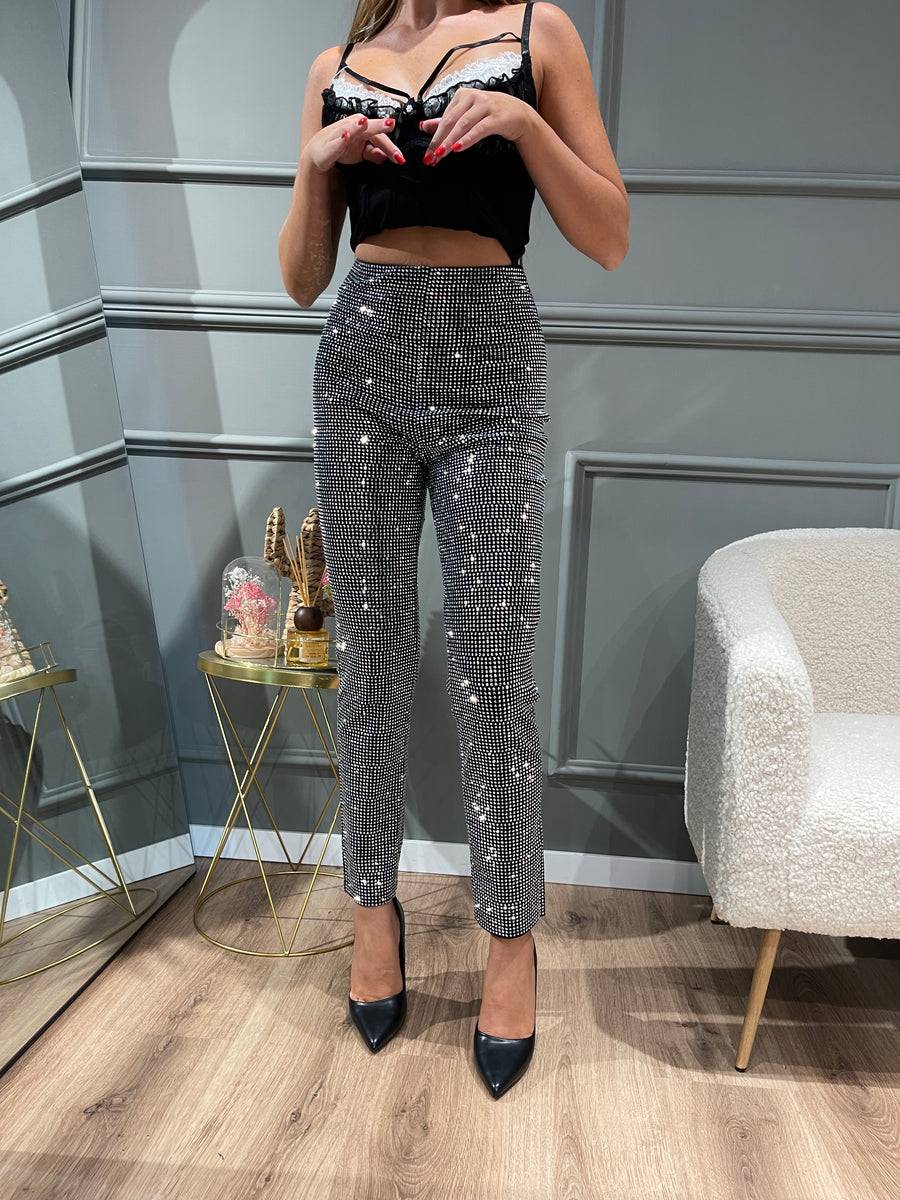 Lovely Sisters Pantalone luxury argento Online