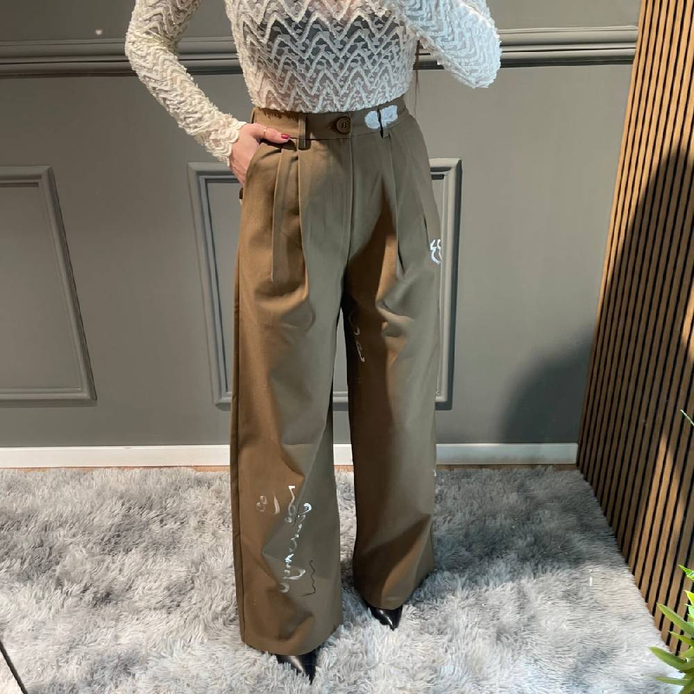 Lovely Sisters Pantalone painting Pezzi Unici