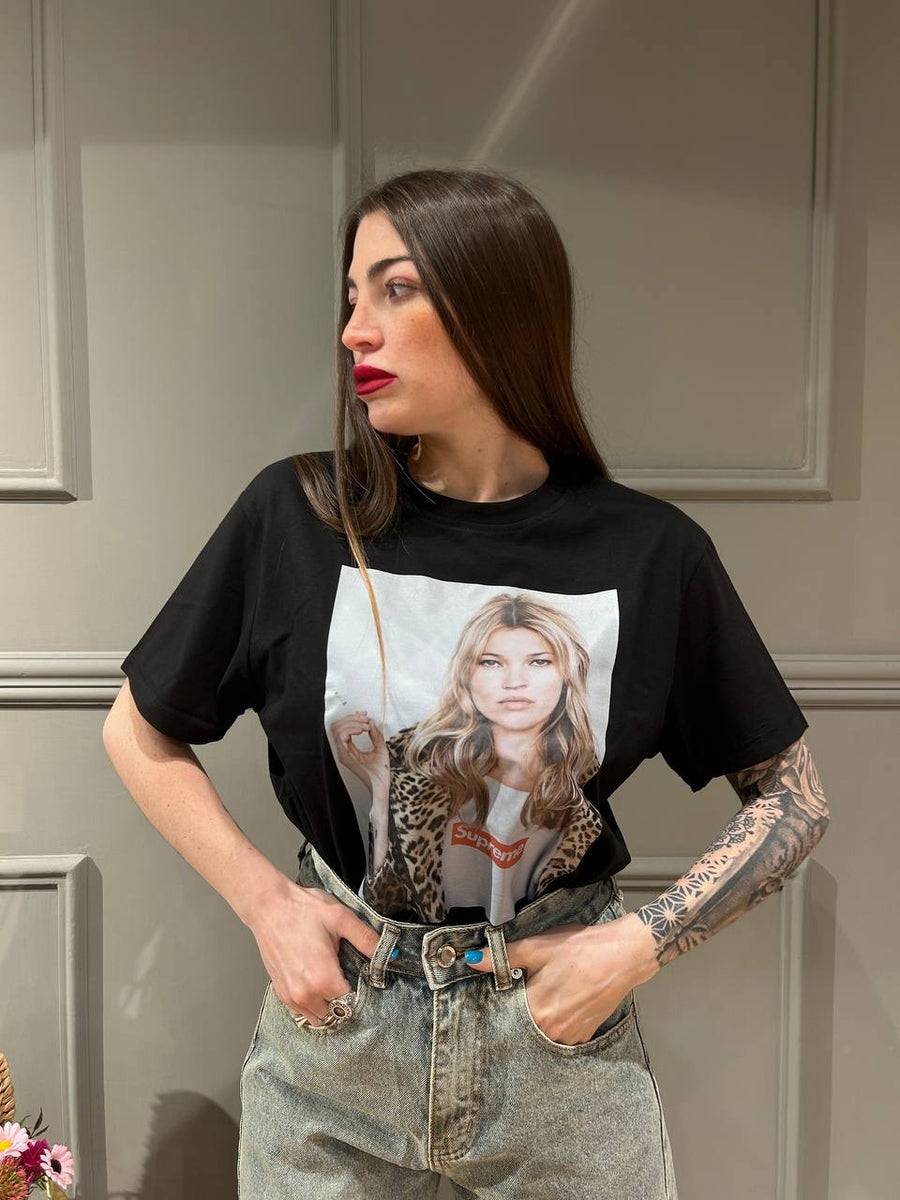 Lovely Sisters Tshirt Kate Moss Nuova