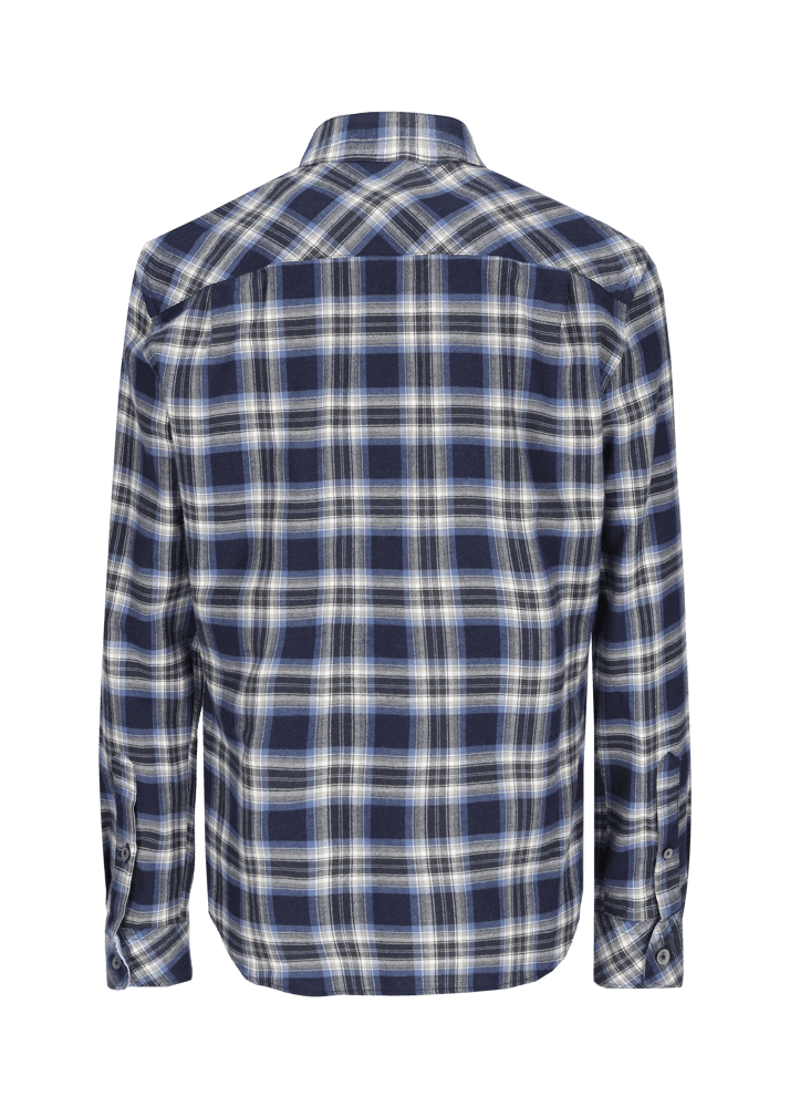 Luis Trenker Camicia a quadri con colletto alla coreana modello Lubernet Nuovo