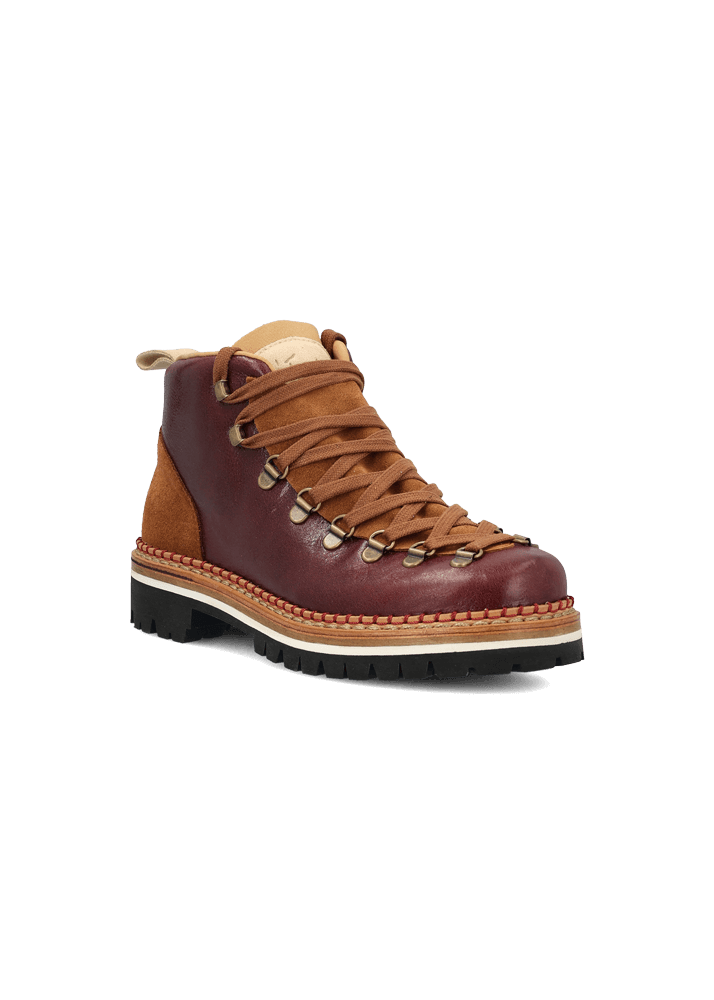 Luis Trenker Scarpa alta stringata in pelle modello Lupaolina Saldi Di Fabbrica