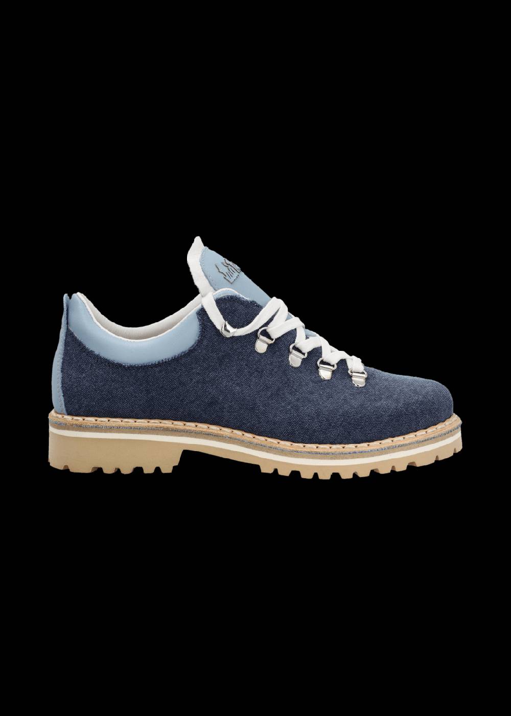 Luis Trenker Scarpa stringata in tela e pelle modello Lulea Qualità
