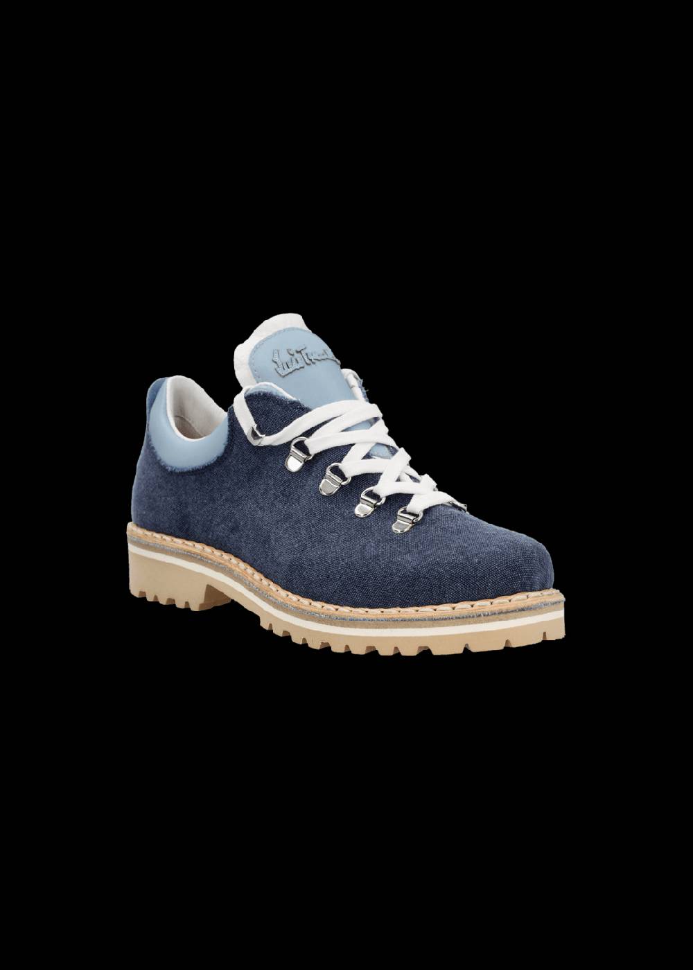 Luis Trenker Scarpa stringata in tela e pelle modello Lulea Qualità