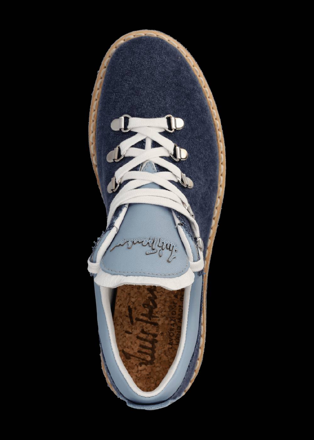 Luis Trenker Scarpa stringata in tela e pelle modello Lulea Qualità