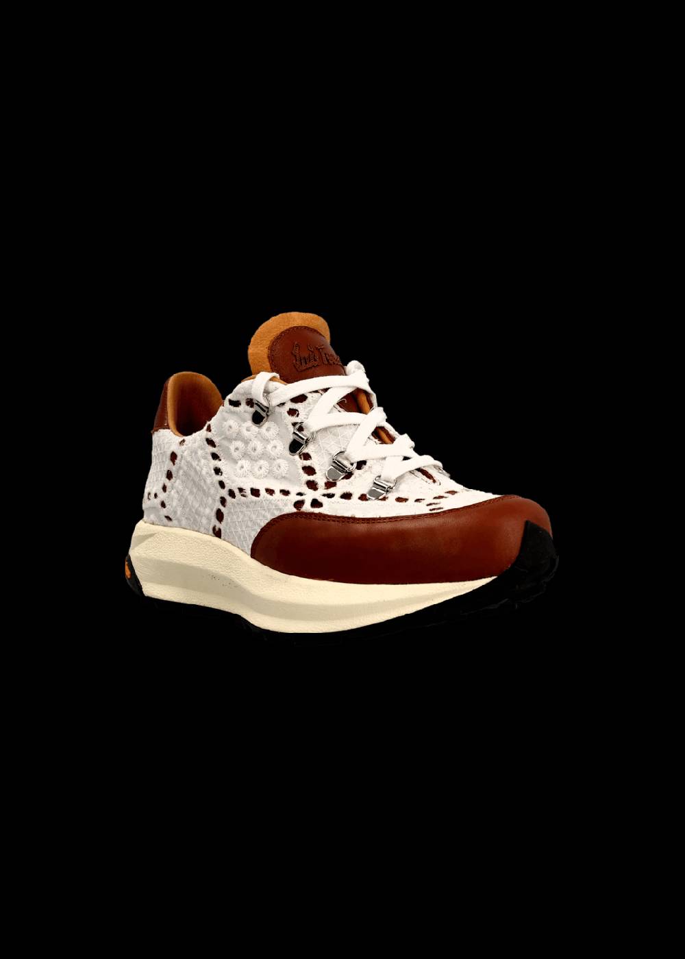 Luis Trenker Sneaker in pelle e pizzo modello Luleandra Pezzi Unici