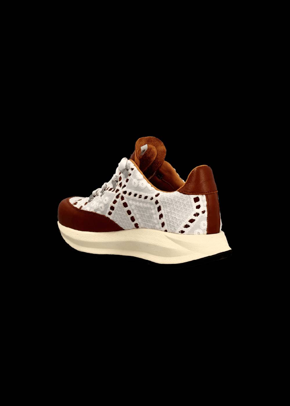 Luis Trenker Sneaker in pelle e pizzo modello Luleandra Pezzi Unici
