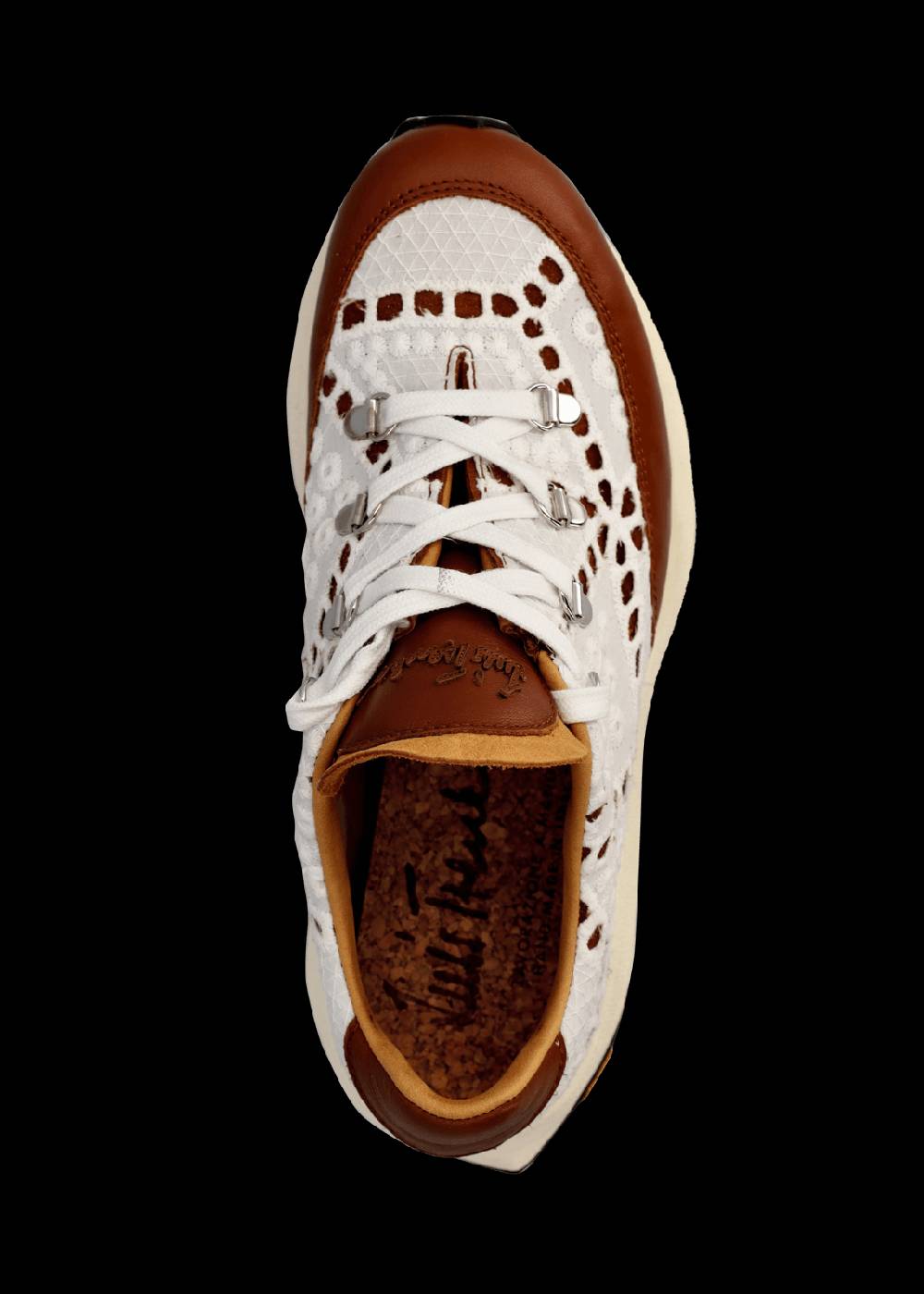 Luis Trenker Sneaker in pelle e pizzo modello Luleandra Pezzi Unici