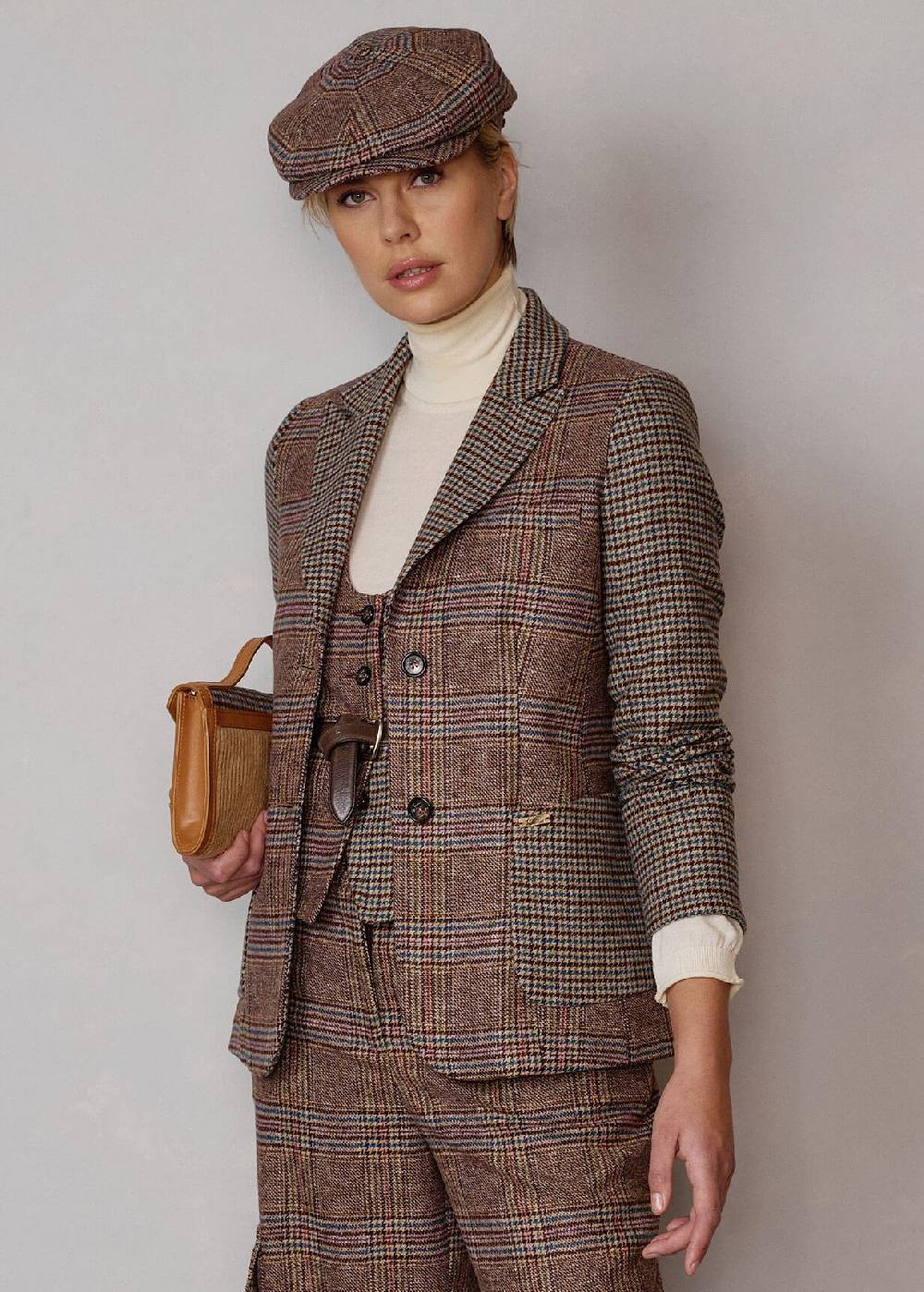 Luis Trenker Blazer con mix di fantasie Lurania Acquista Ora