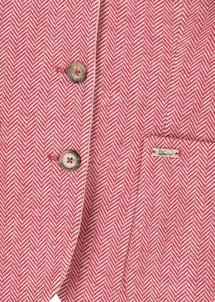 Luis Trenker Blazer con motivo a spina di pesce modello Luranda Sottocosto