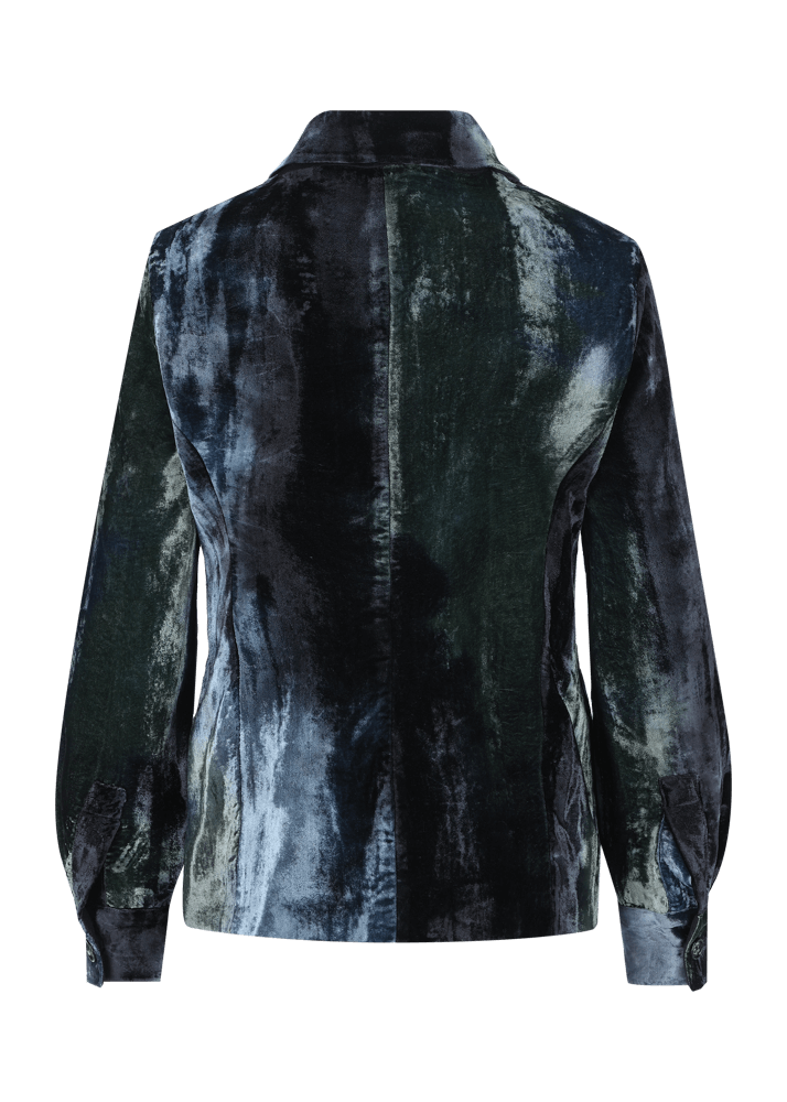 Luis Trenker Blazer in velluto con colletto alla Peter Pan Lurita Presa