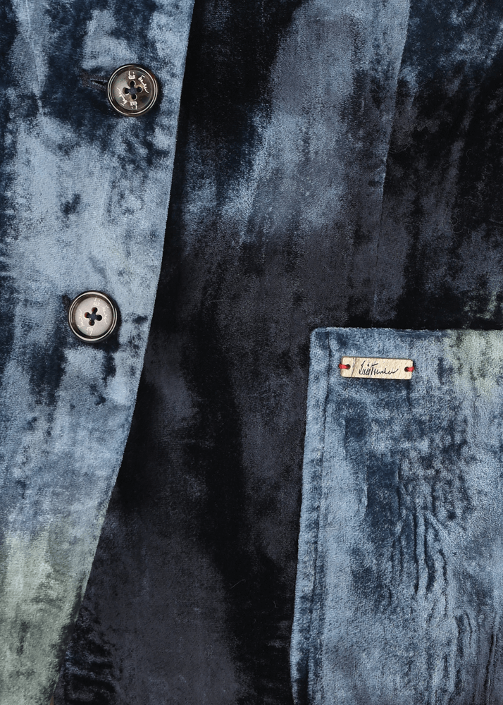 Luis Trenker Blazer in velluto con colletto alla Peter Pan Lurita Presa
