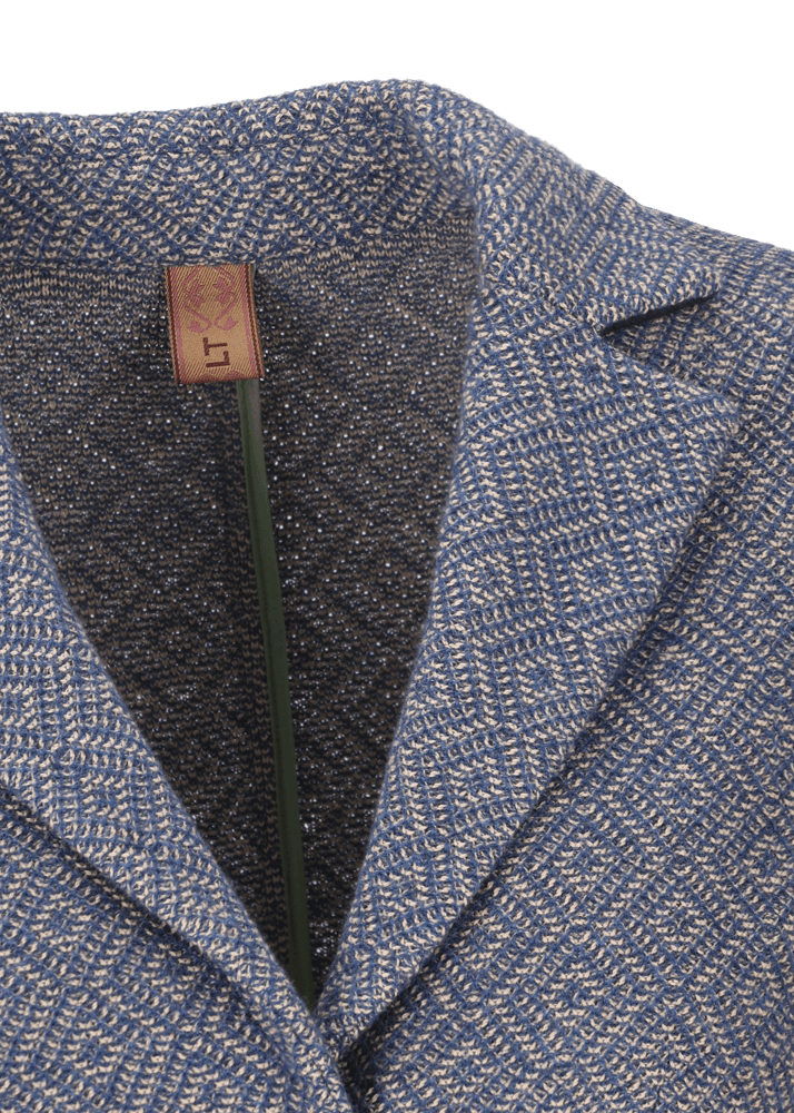 Luis Trenker Blazer in jersey con motivo Lurosella Online