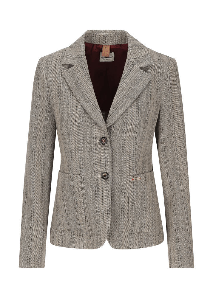 Luis Trenker Blazer con motivo a spina di pesce Lurosella Outlet