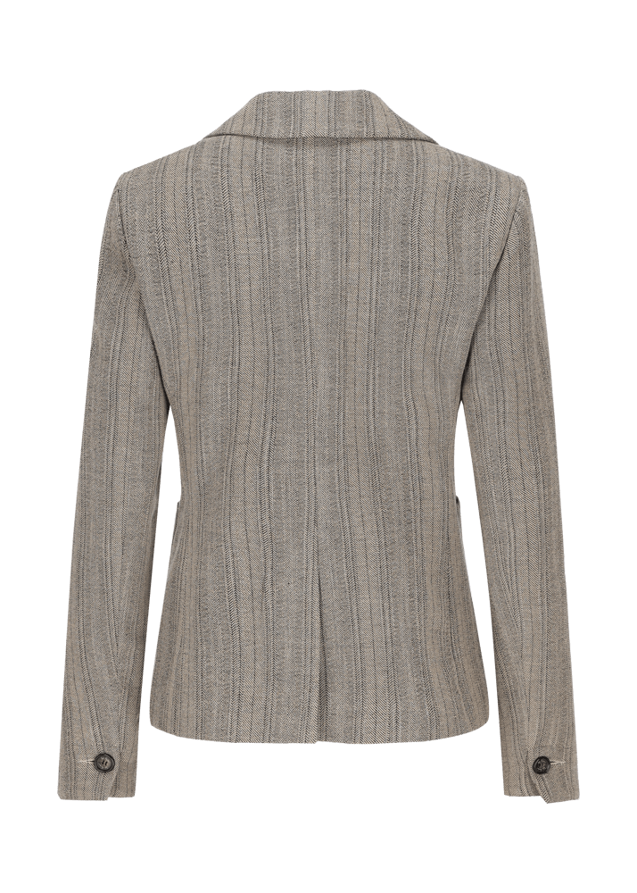 Luis Trenker Blazer con motivo a spina di pesce Lurosella Outlet