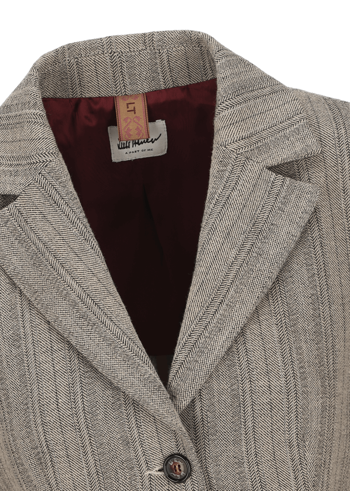 Luis Trenker Blazer con motivo a spina di pesce Lurosella Outlet