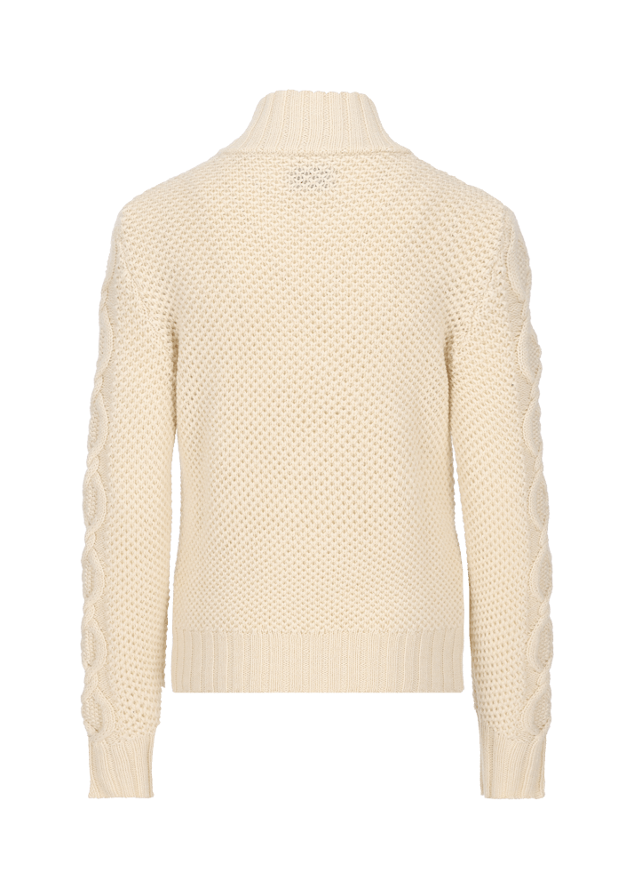 Luis Trenker Cardigan con mix di motivi lavorati a maglia Lualba Hotsell