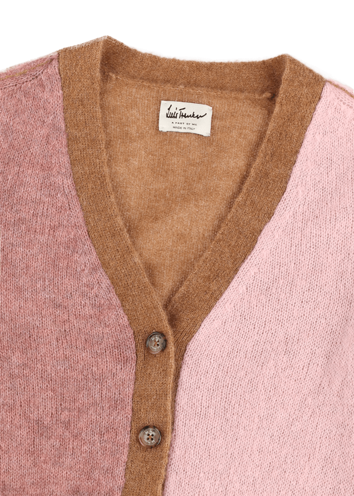 Luis Trenker Cardigan con effetto color block Luwadia Vendita Calda
