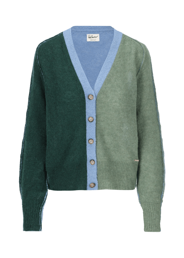 Luis Trenker Cardigan con effetto color block Luwadia Vendita Economica