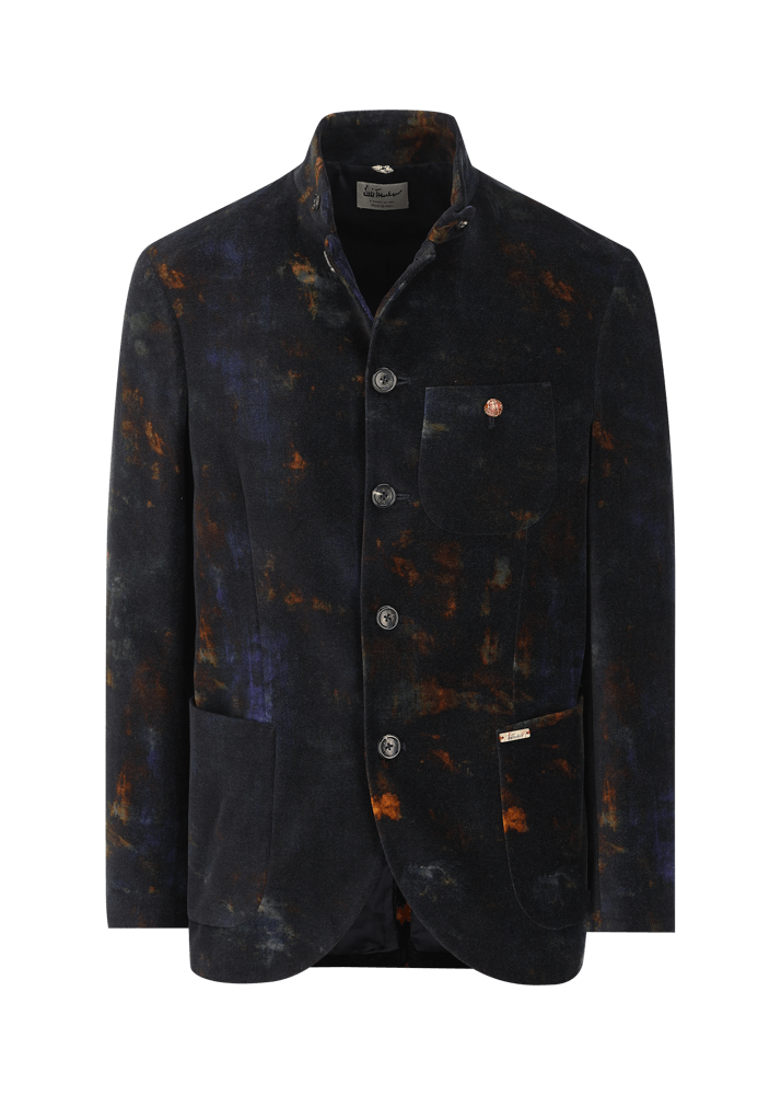 Luis Trenker Blazer in velluto con stampa Lusandro Nuova