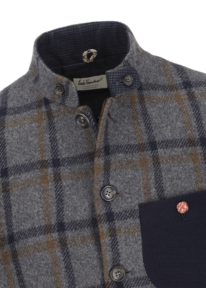 Luis Trenker Blazer a quadri in misto lana Lusandro Italy