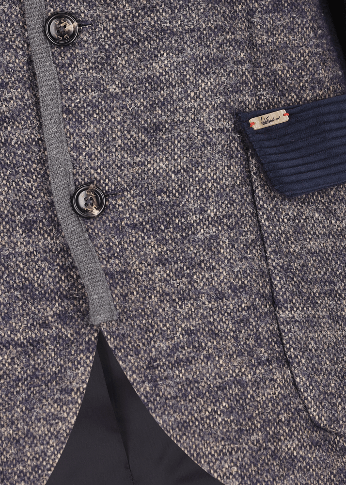 Luis Trenker Blazer lavorato a maglia in un mix di materiali Lusandro Italia