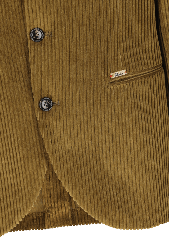 Luis Trenker Blazer in velluto a coste con colletto alla coreana Lusandretto In Linea