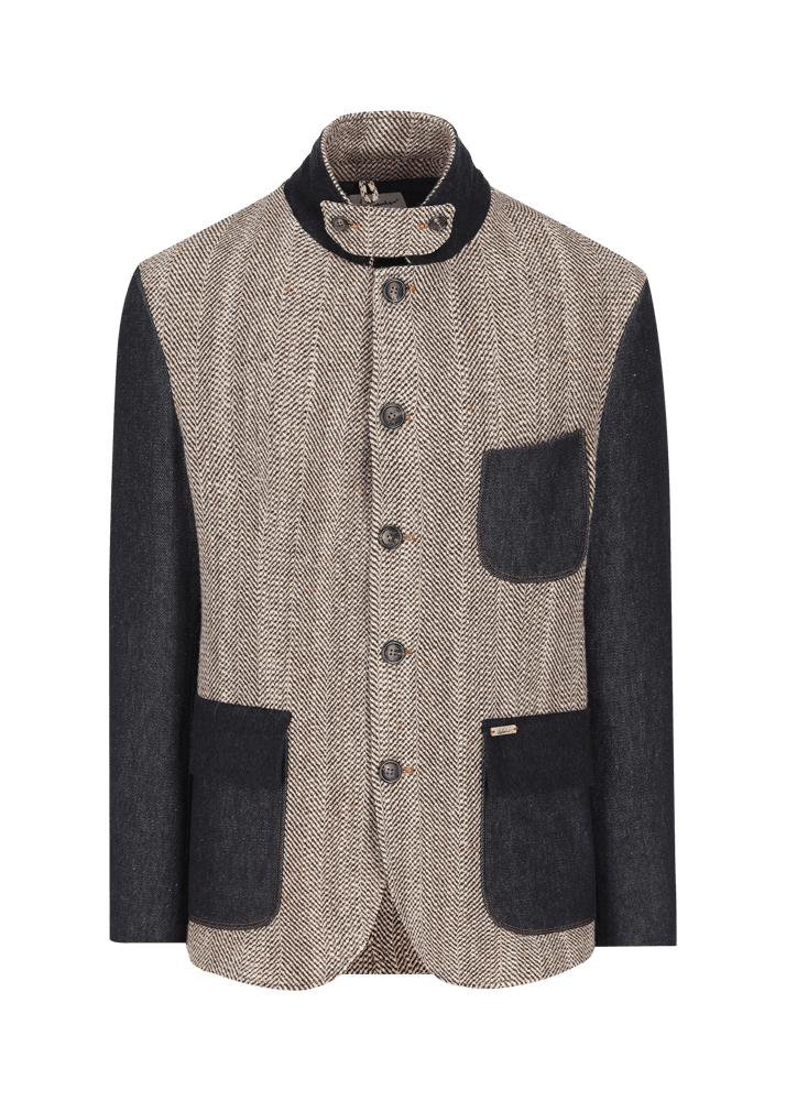 Luis Trenker Blazer realizzato in un mix di materiali Lurobert Spedizione Gratuita