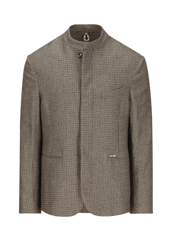 Luis Trenker Blazer con motivo pied-de-poule Lupatrick Soddisfazione Garantita