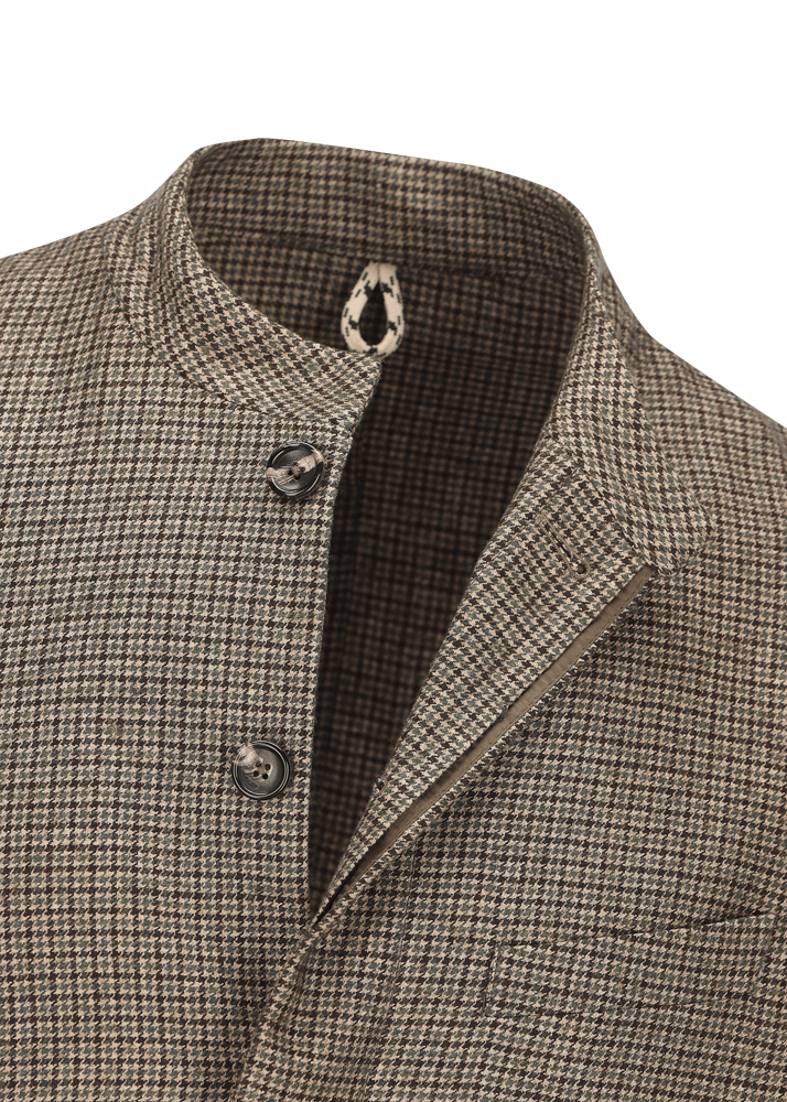 Luis Trenker Blazer con motivo pied-de-poule Lupatrick Soddisfazione Garantita