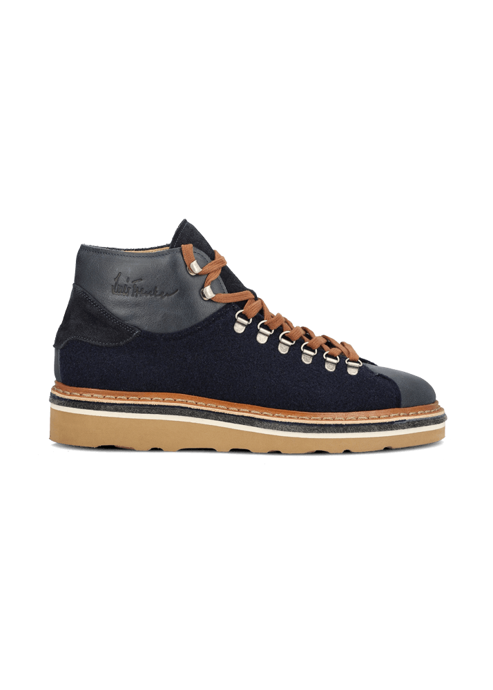 Luis Trenker Sneaker in pelle e feltro Lugionata Vendita Economica