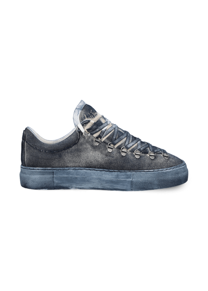Luis Trenker Sneaker in tela e pelle modello Luleon Italy