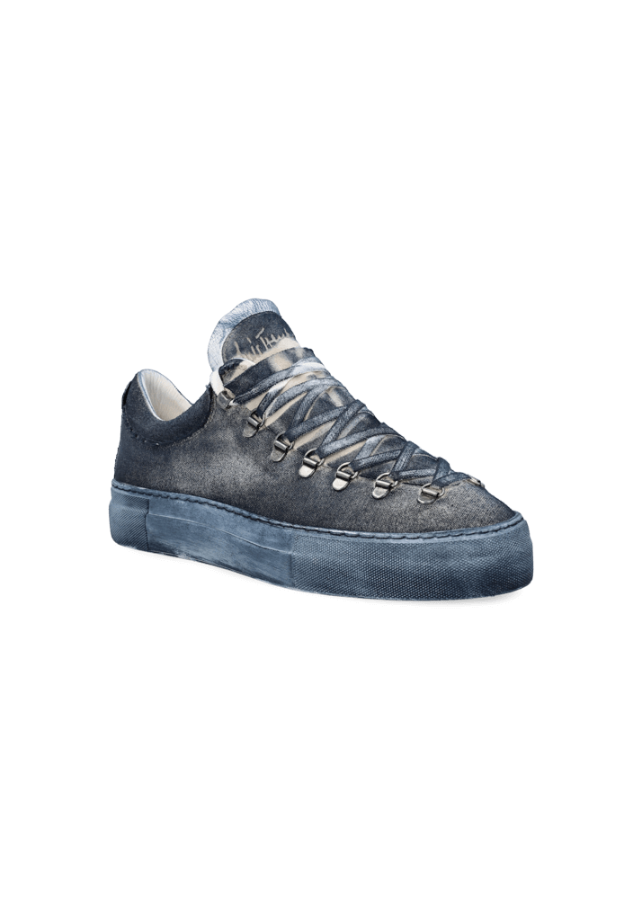 Luis Trenker Sneaker in tela e pelle modello Luleon Italy