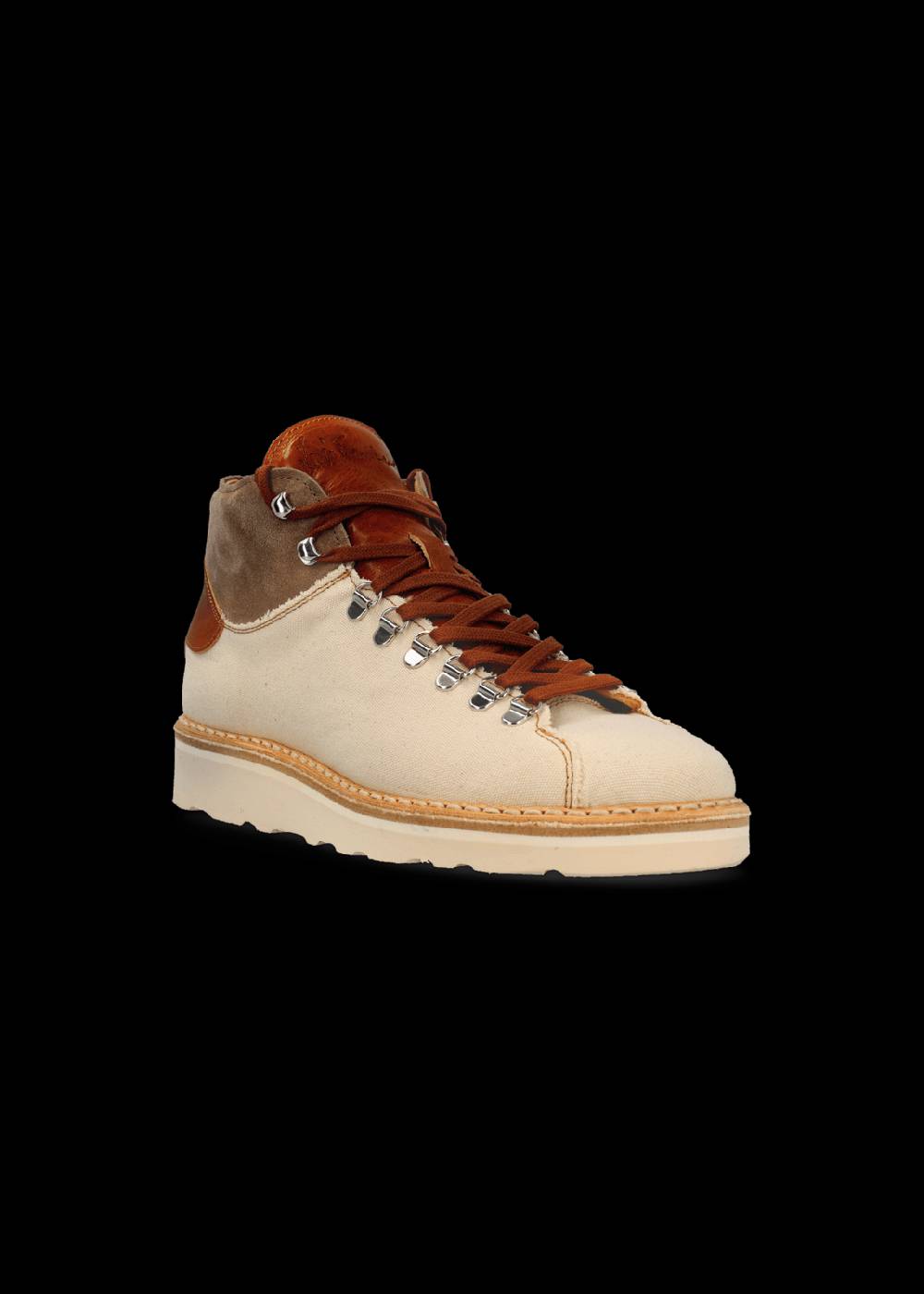 Luis Trenker Sneaker alta in tela e pelle modello Lugionata 2025