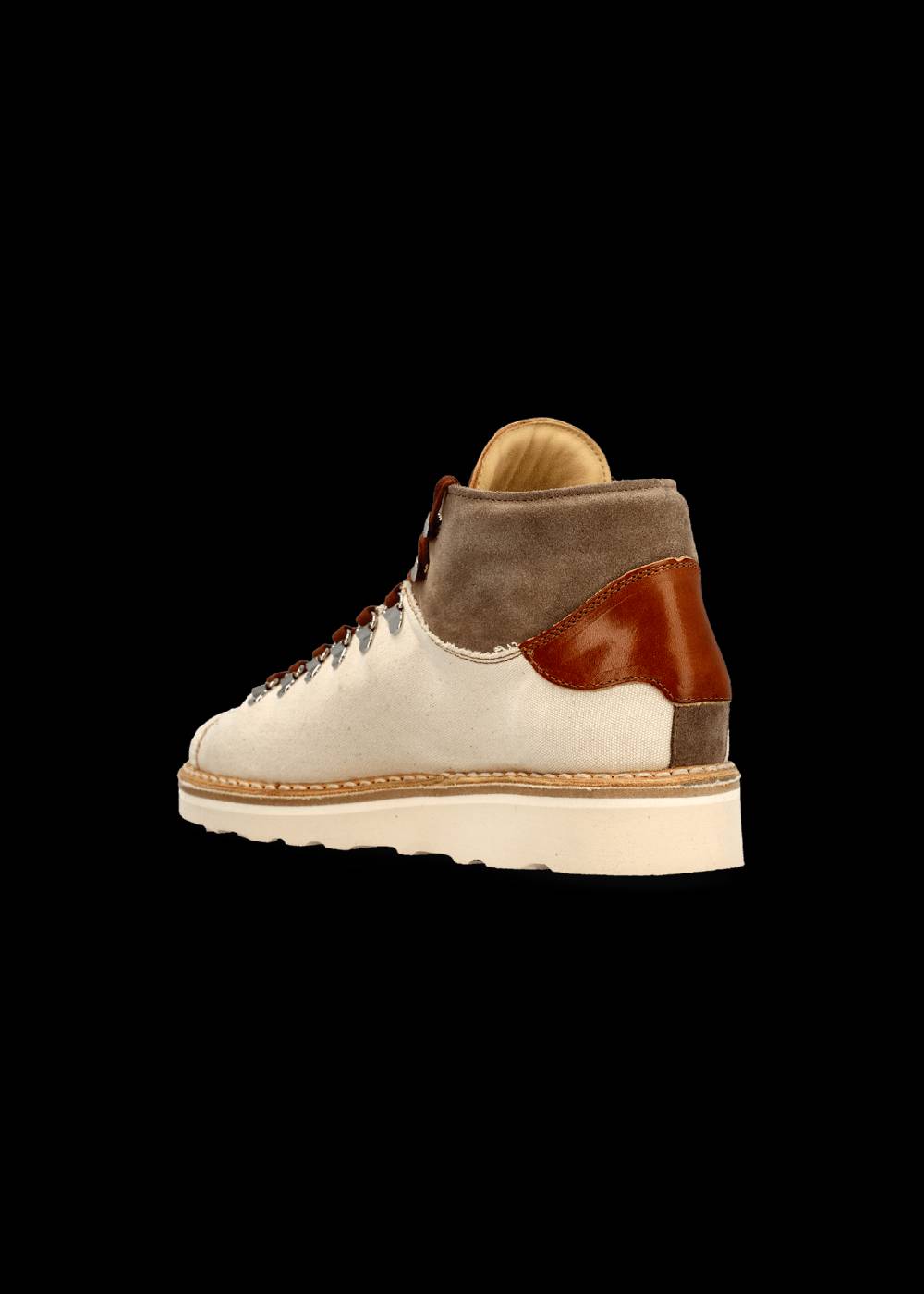 Luis Trenker Sneaker alta in tela e pelle modello Lugionata 2025