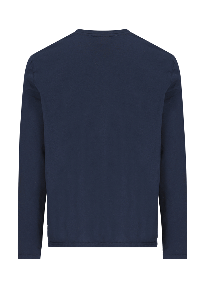 Luis Trenker Maglia a maniche lunghe con scritta Bergfreund Nuovo
