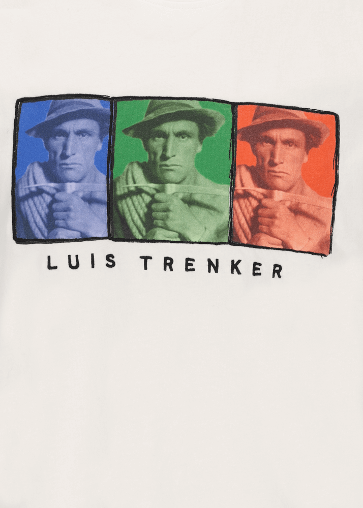 Luis Trenker T-shirt con stampa dai colori vivaci Luedvard Vendita