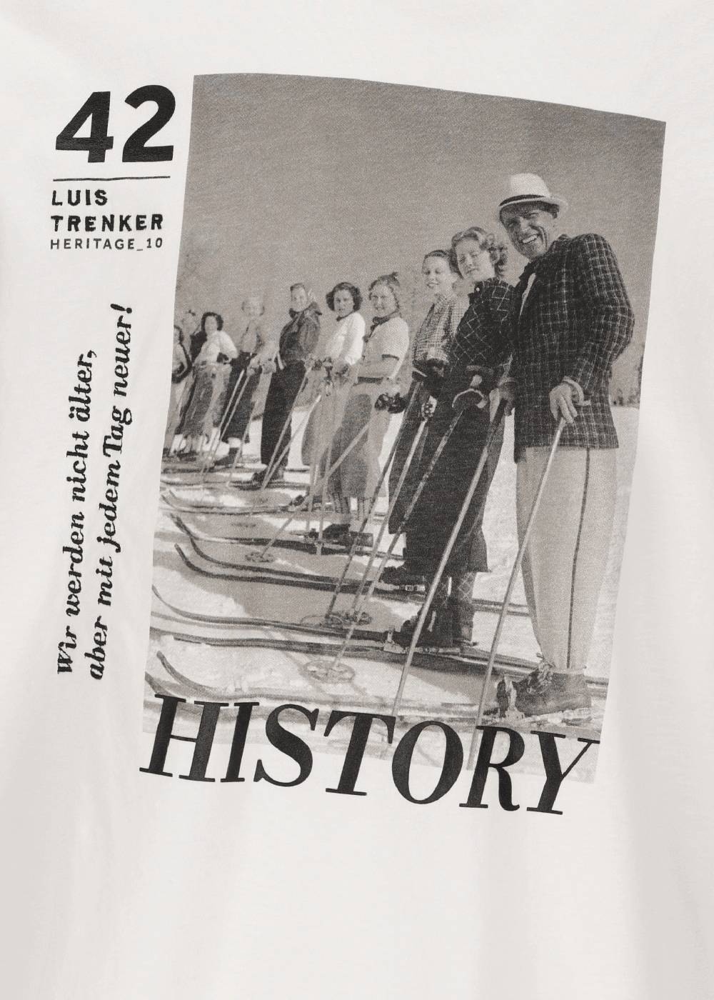 Luis Trenker T-shirt con motivo Heritage modello Luluis Pezzi Unici